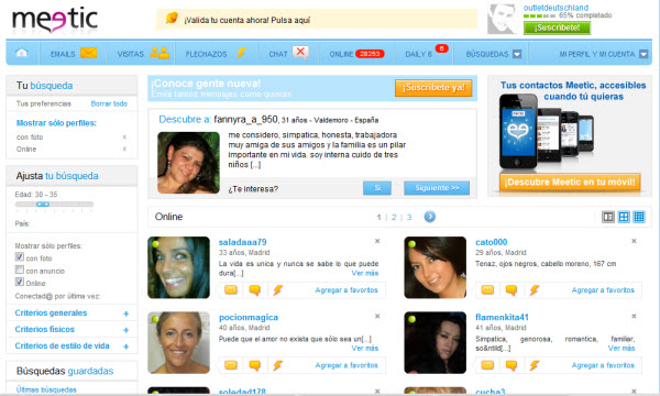 meetic gratis durante 3 dias