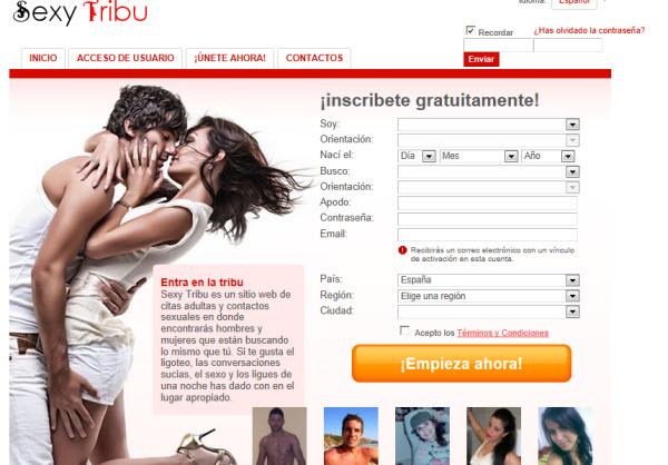 Sexo gratis en Sexy Tribu