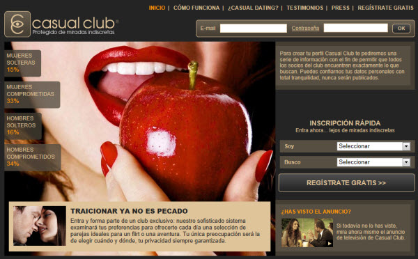 Encuentros calientes en Casual Club