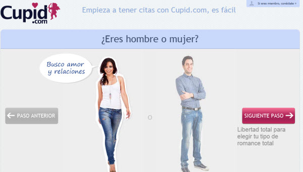 Ligar con singles en Cupid