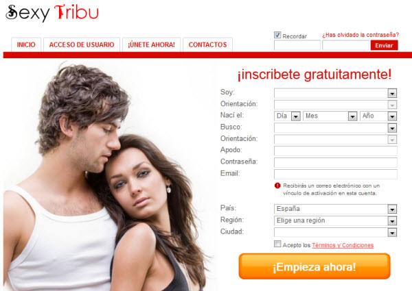 Contactos sexuales gratis en Madrid en Sexy Tribu