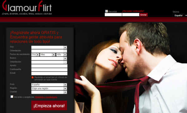 Relaciones sin interés económico en Glamourflirt