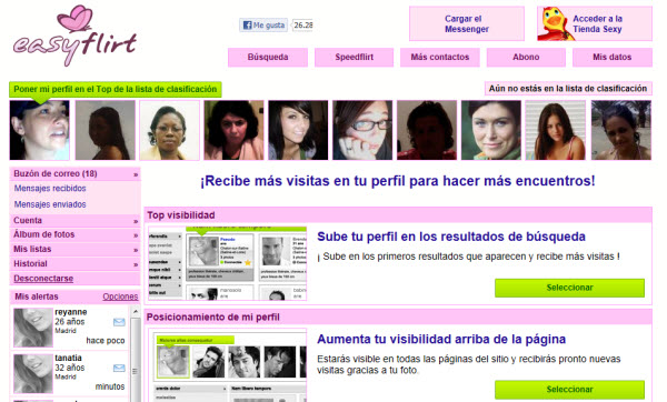 Encuentros gratis con mujeres comprometidas en Easyflirt