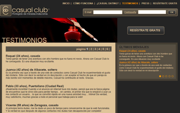 Sitios de citas gratis en Casual Club