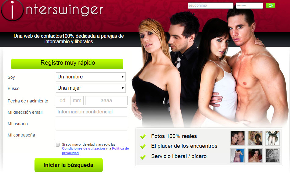 intercambio de parejas online