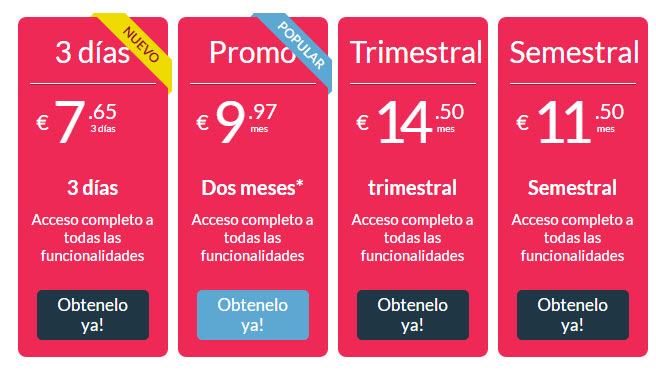 secondlove precios