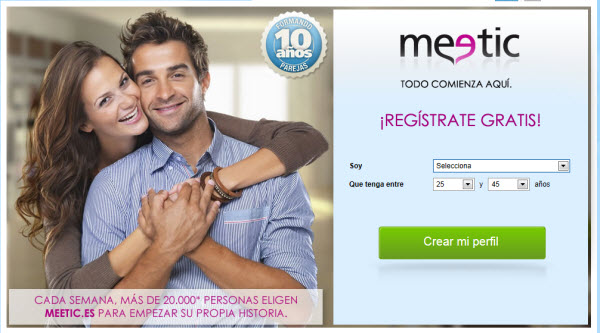 Relaciones sexuales en Meetic