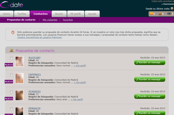 Opiniones C-Date de pago