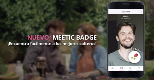 meetic badge