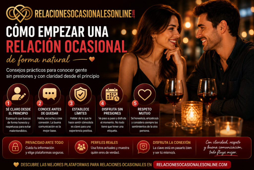 Cómo empezar una relación ocasional
