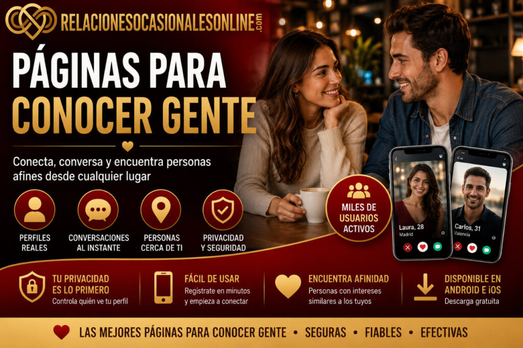 páginas para conocer gente