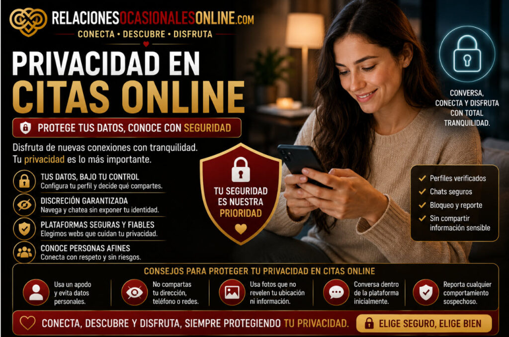 privacidad en citas online
